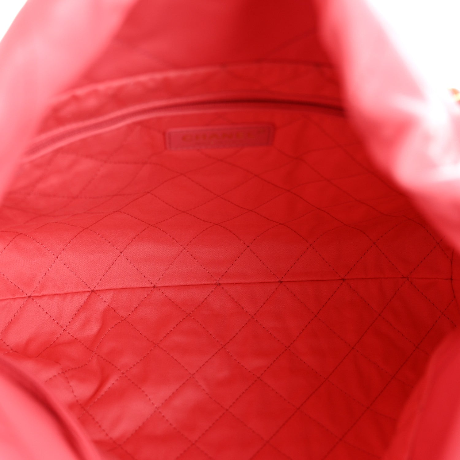 Chanel Shiny Calfskin Quilted Small Chanel 22 Coral Pink 6 of 13