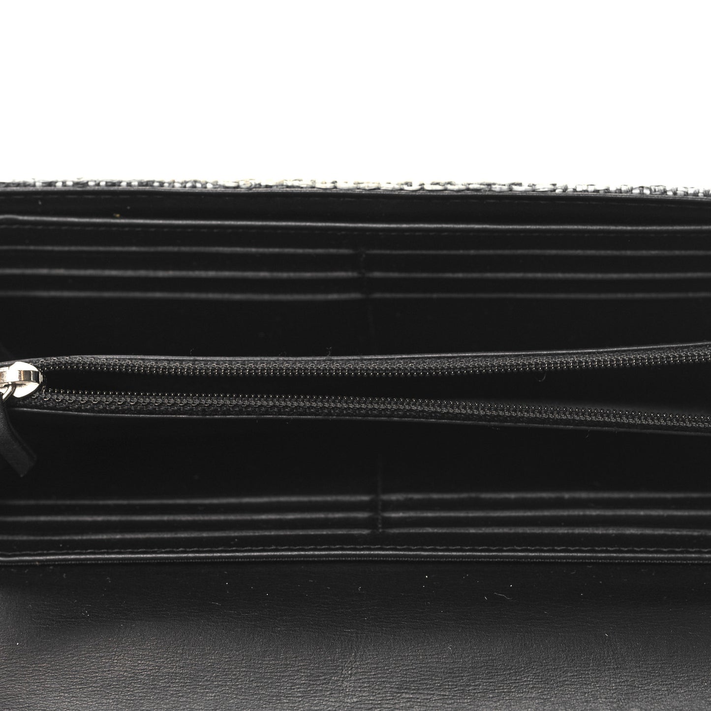 Canvas Deauville Flap Wallet Grey