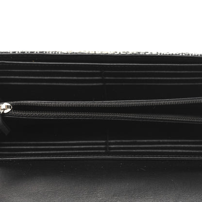 Chanel Canvas Deauville Flap Wallet Grey 5 of 9