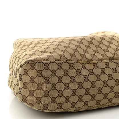Gucci Monogram Large Horsebit Chain Hobo Dark Brown 9 of 15