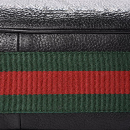 Gucci Pebbled Calfskin Medium Heritage Shoulder Bag Black 18 of 19