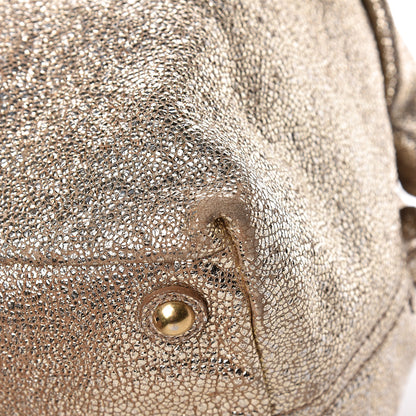 Saint Laurent Volcano Crackled Calfskin Medium Easy Y Bag Gold 27 of 30