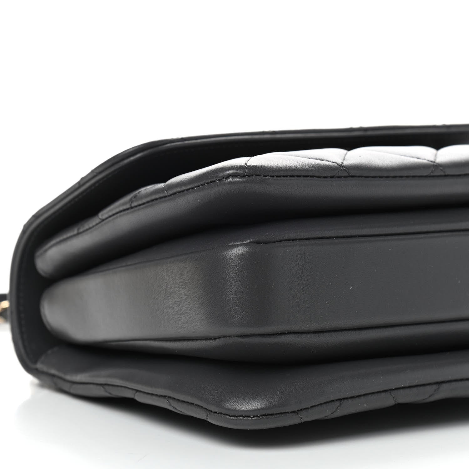 Chanel Lambskin Quilted Small Trendy CC Dual Handle Flap Bag Dark Grey 10 of 11