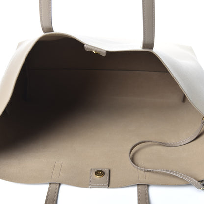 Saint Laurent Calfskin Large Shopping Tote Taupe 4 of 9