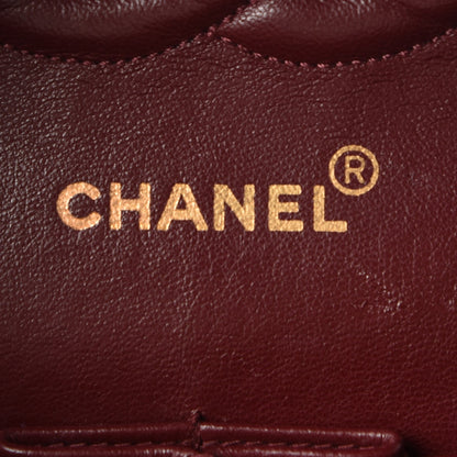 Chanel Lambskin Quilted Medium Double Flap Black 7 of 10