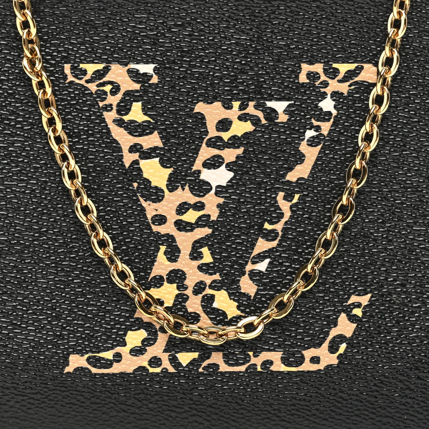 Louis Vuitton Monogram Giant Jungle Pochette Double Zip Black 9 of 10