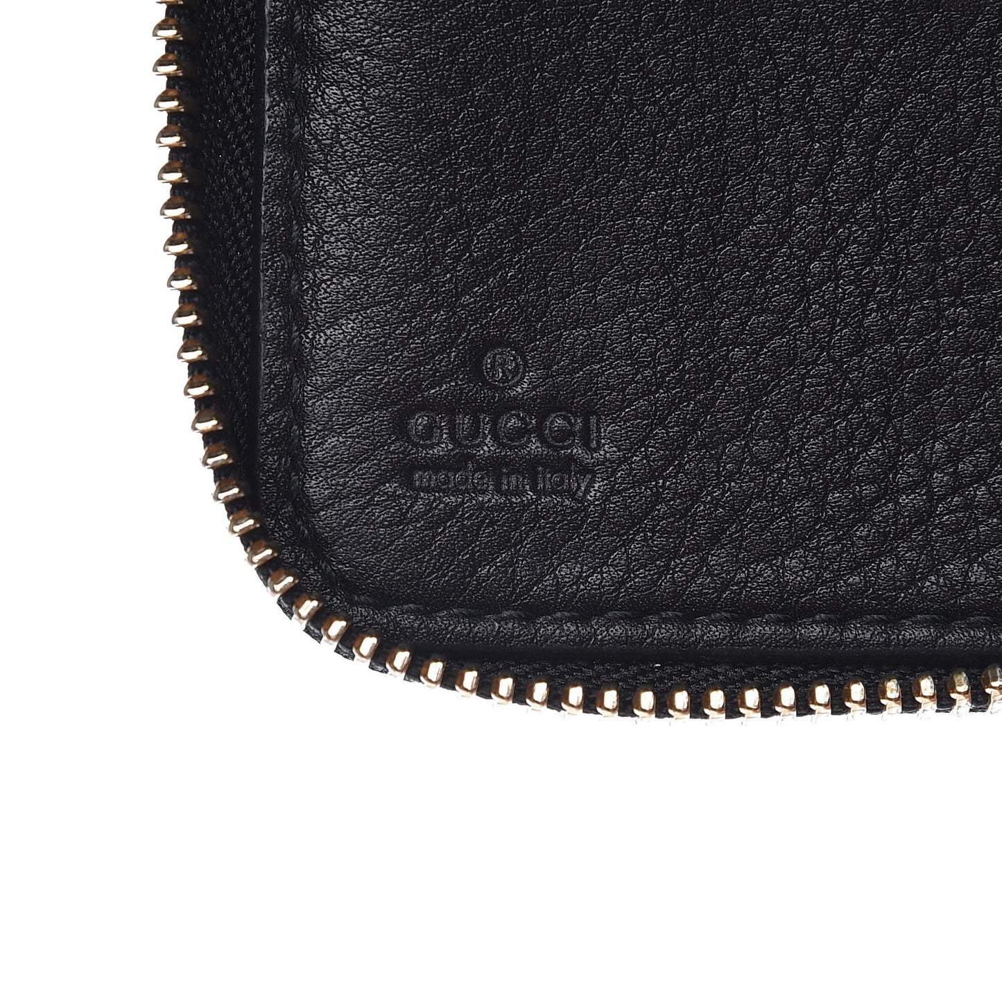Calfskin Soho Zip Around Wallet Black