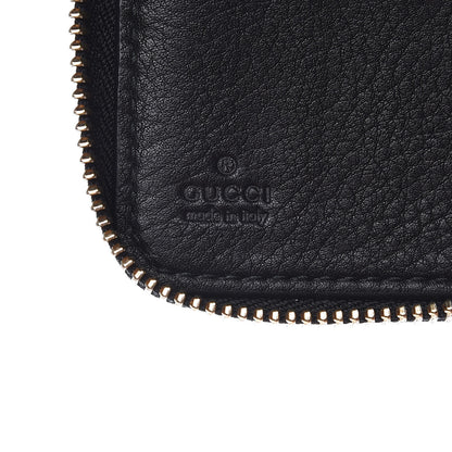 Gucci Calfskin Soho Zip Around Wallet Black 6 of 11