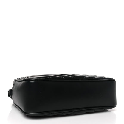 Saint Laurent Calfskin Matelasse Monogram Monochrome Lou Camera Bag Black 4 of 10