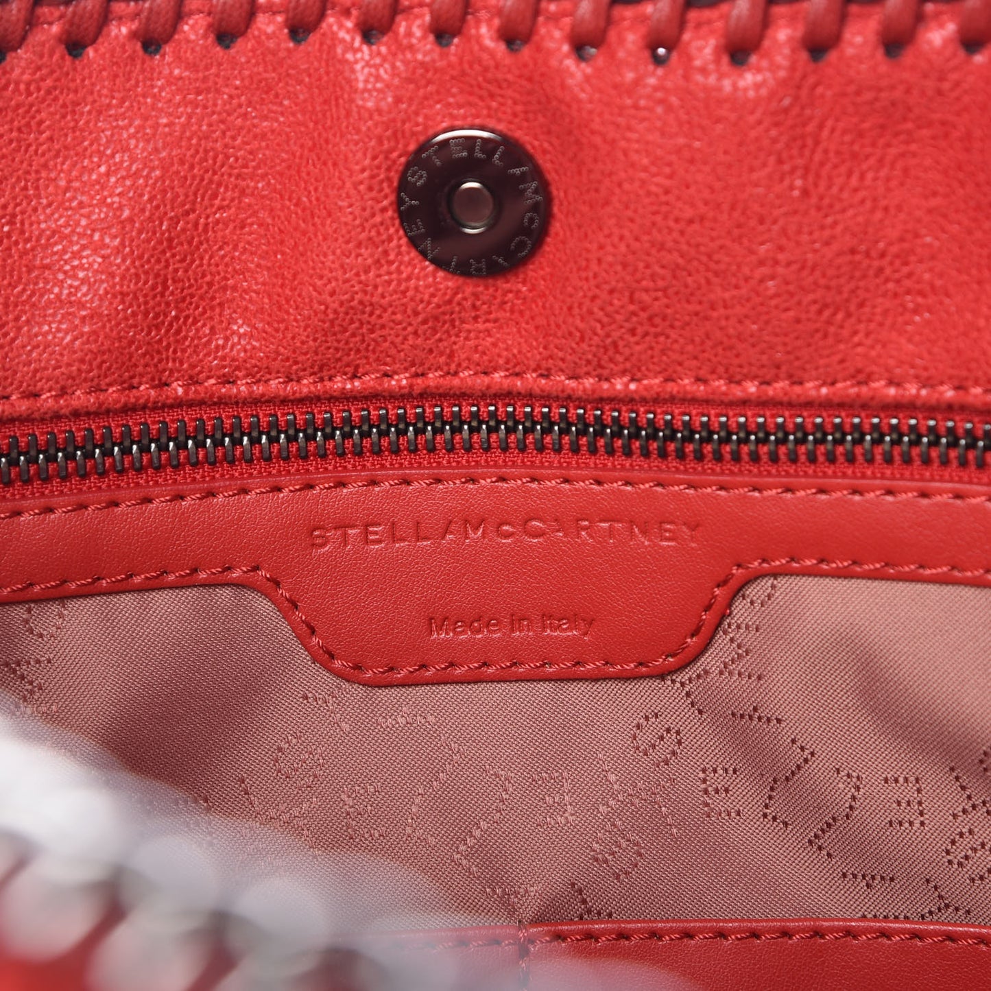 Shaggy Deer Falabella East West Shopper Tote Cherry
