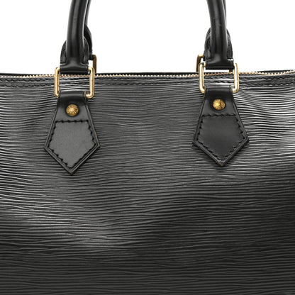 Louis Vuitton Epi Speedy 25 Black 8 of 12