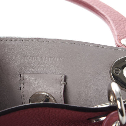Christian Dior Bullcalf Large Diorissimo Tote Dark Pink 7 of 12