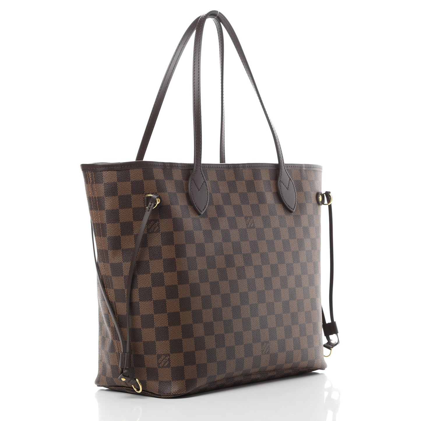 Damier Ebene Neo Neverfull MM Rose Ballerine