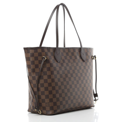 Louis Vuitton Damier Ebene Neo Neverfull MM Rose Ballerine 3 of 10