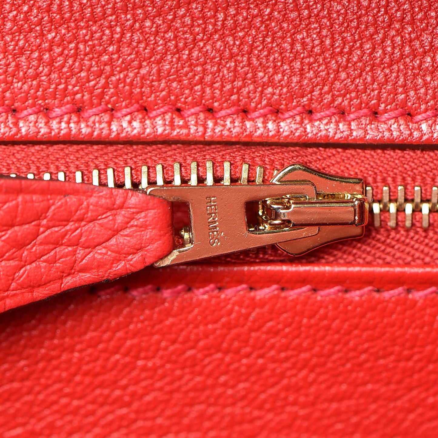 Togo Birkin 35 Rouge Casaque