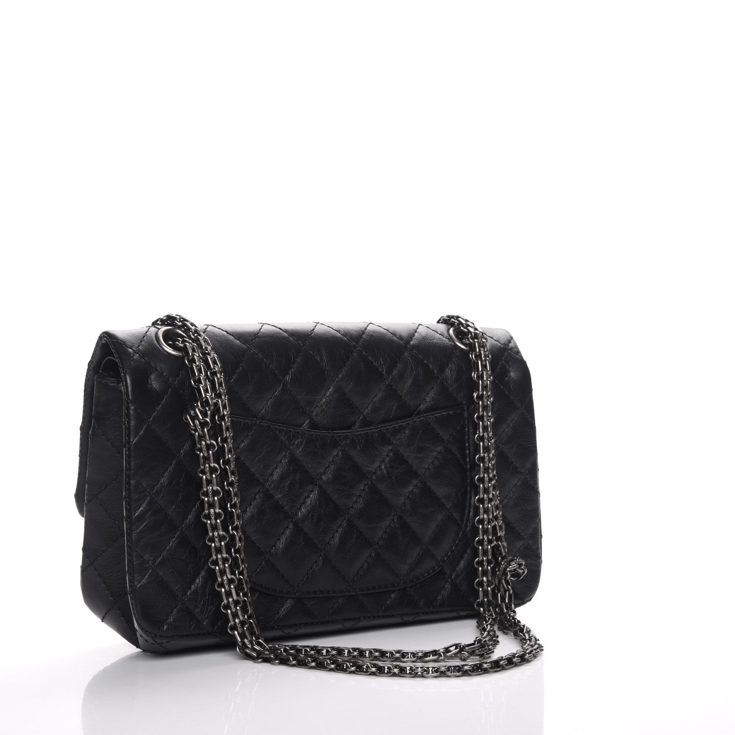 Chanel Aged Calfskin Lucky Charms 2.55 Reissue 225 Flap Black 3 of 8