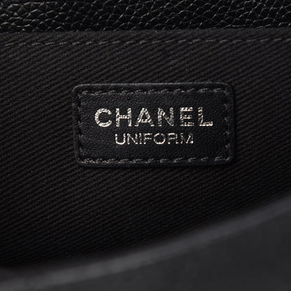 Chanel Grained Calfskin Quilted 2.55 Reissue Flap Belt Bag Clutch Black 6 of 9