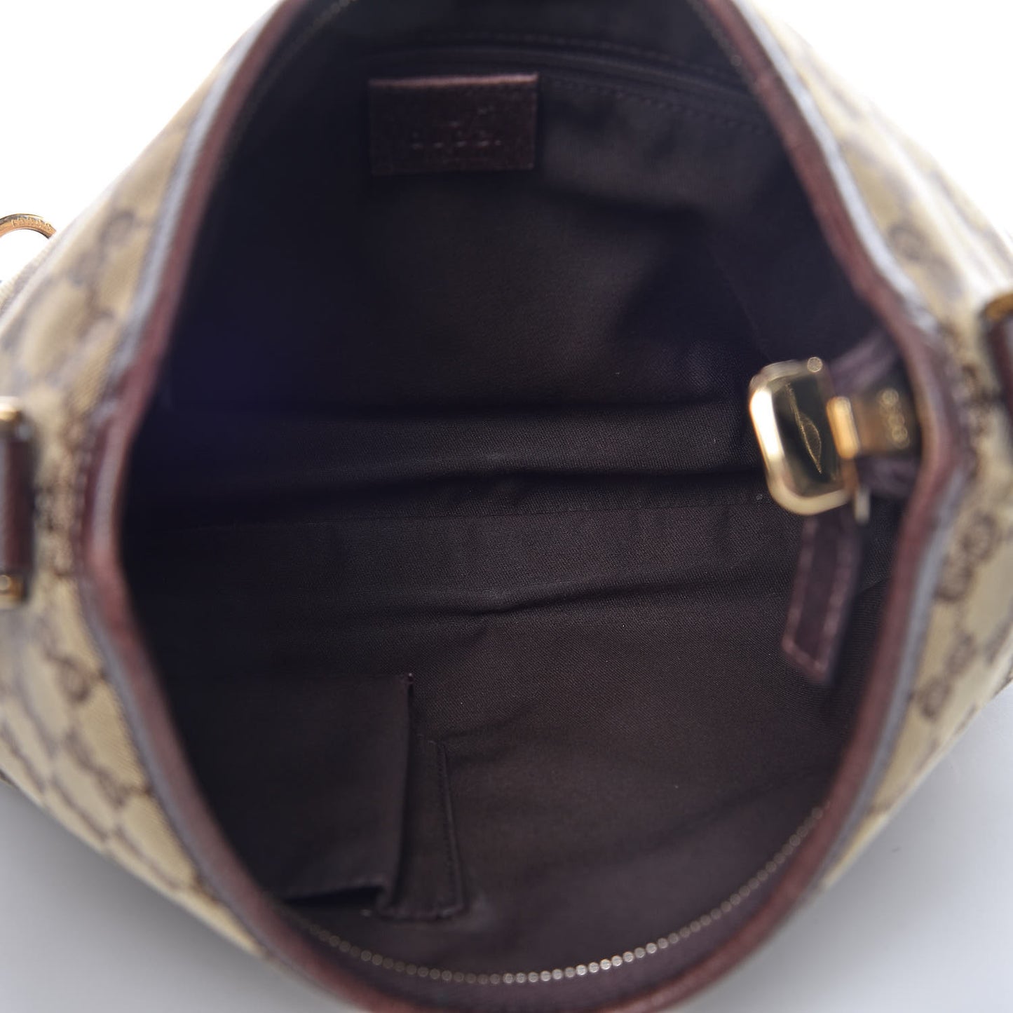 Monogram Medium Abbey D Ring Hobo Brown