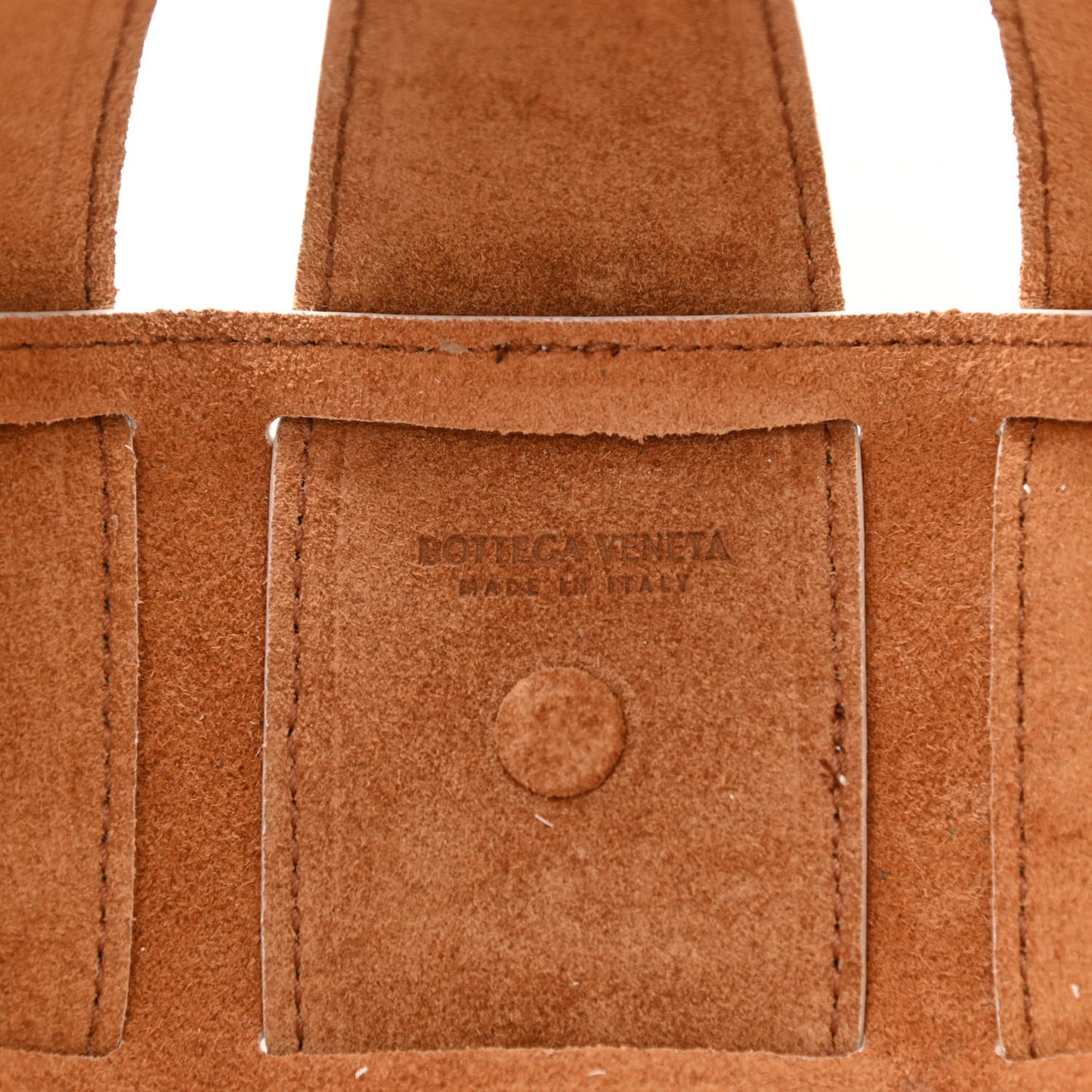 French Calfskin Small Shell White Frost