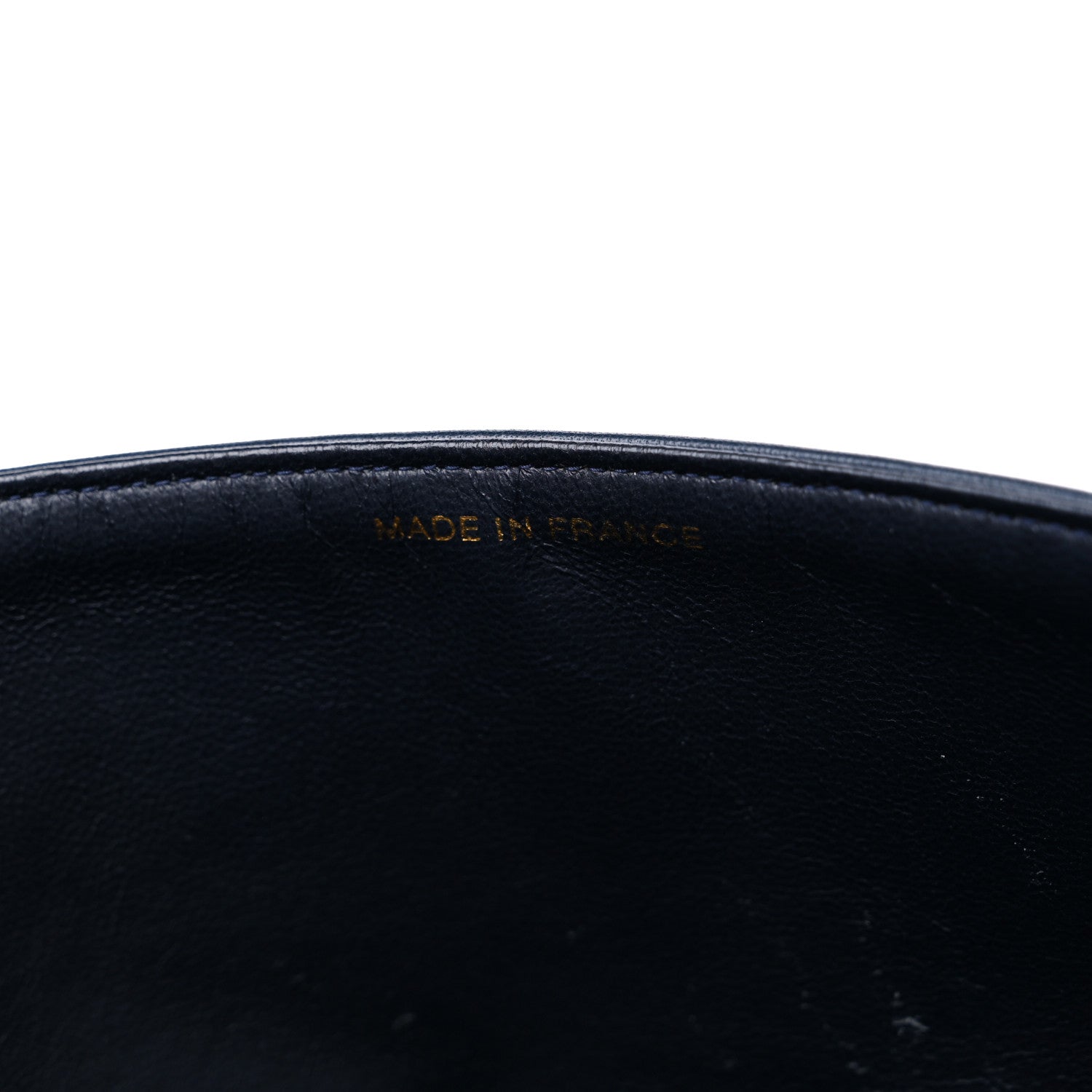 Chanel Lambskin Quilted Medium Double Flap Navy 6 of 15