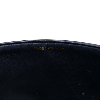 Chanel Lambskin Quilted Medium Double Flap Navy 6 of 15