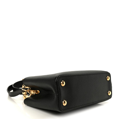 Louis Vuitton Taurillon Embellished Flower Handle Capucines BB  Black 4 of 9