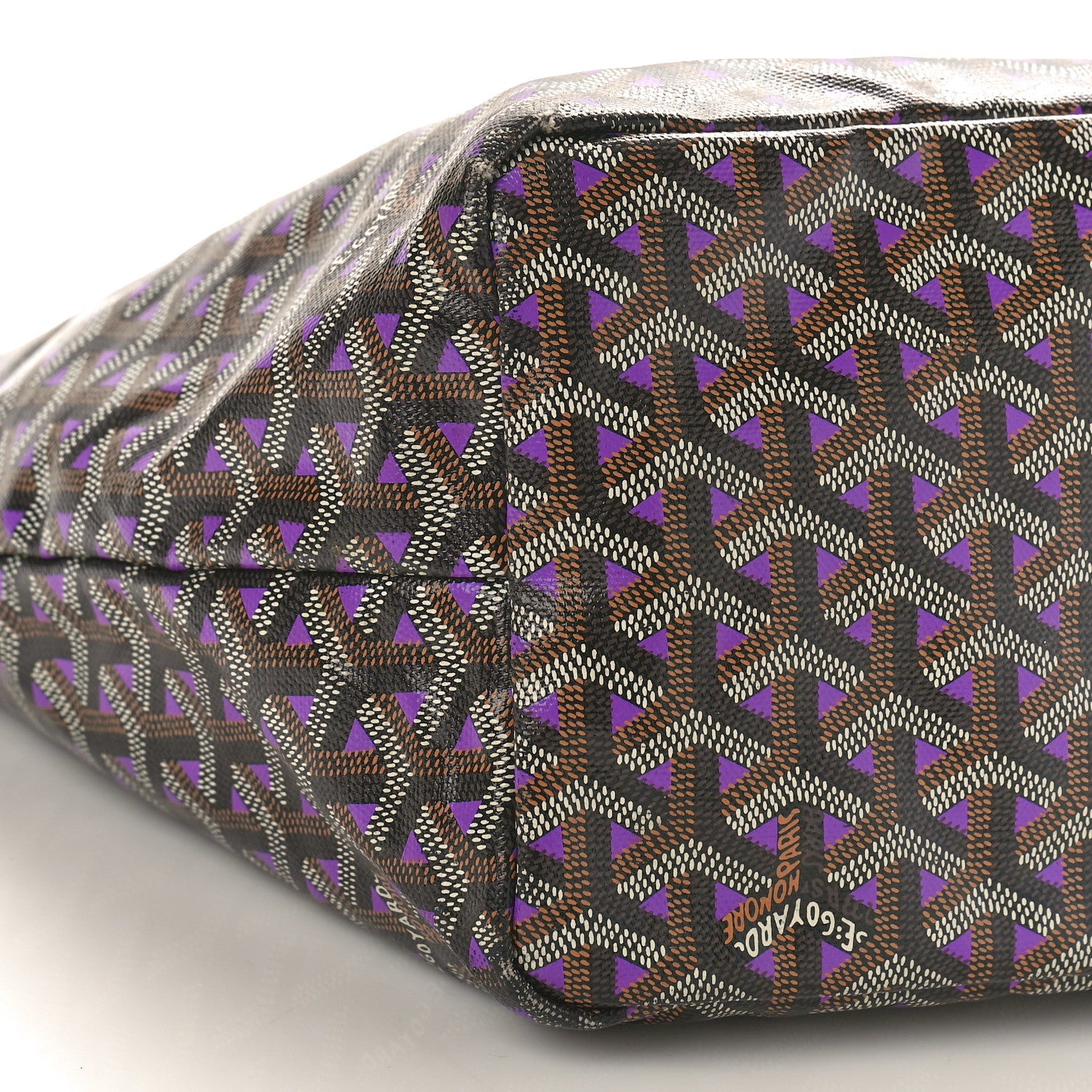 Goyard Goyardine Saint Louis Claire Voie PM Black Violet 9 of 17