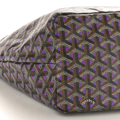 Goyard Goyardine Saint Louis Claire Voie PM Black Violet 9 of 17