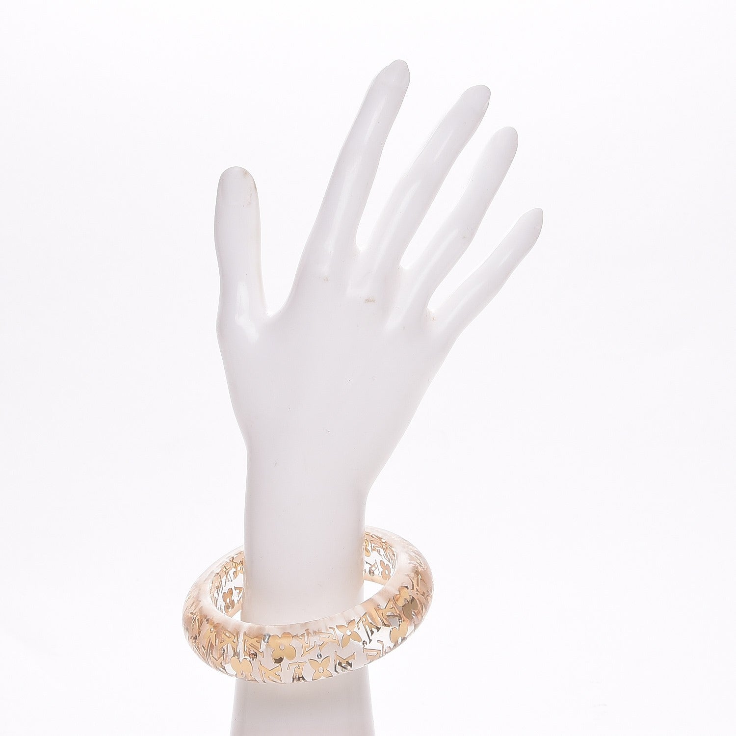 Louis Vuitton Resin Swarovski Medium Inclusion Bracelet GM Transparent 2 of 3