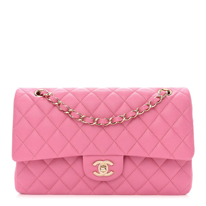 Chanel Caviar Quilted Medium Double Flap Pink 1 of 10