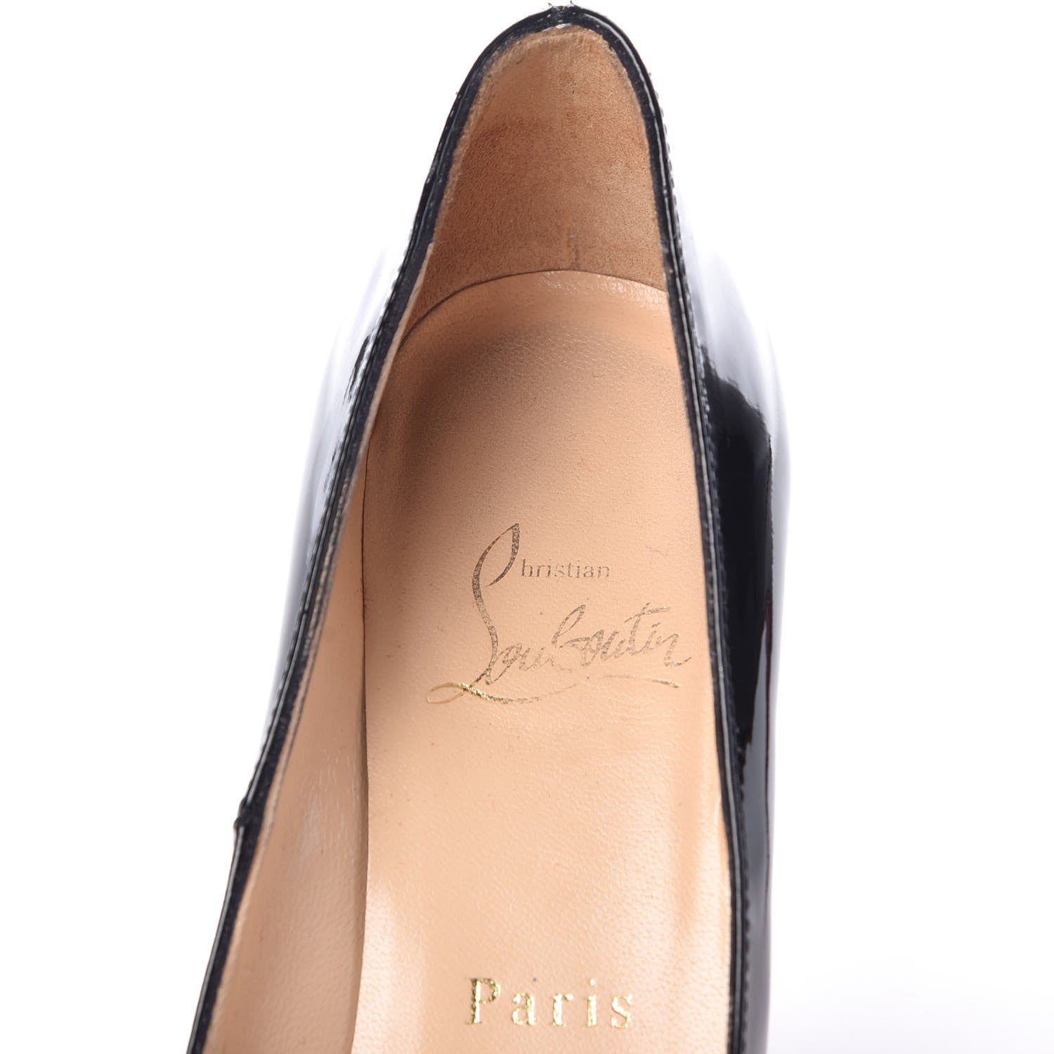 Christian Louboutin Patent Simple 85 Pumps 35 Black 10 of 15