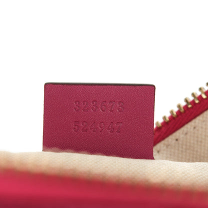 Gucci Guccissima Signature Medium Bree Shoulder Bag Peonia Flower 7 of 7