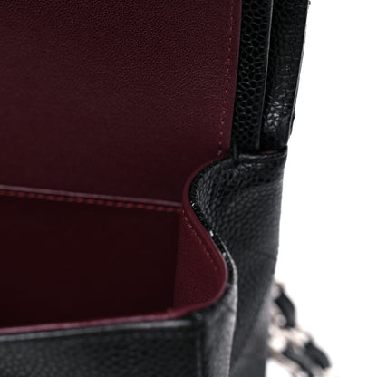 Chanel Caviar Quilted Jumbo Double Flap Black 12 of 13