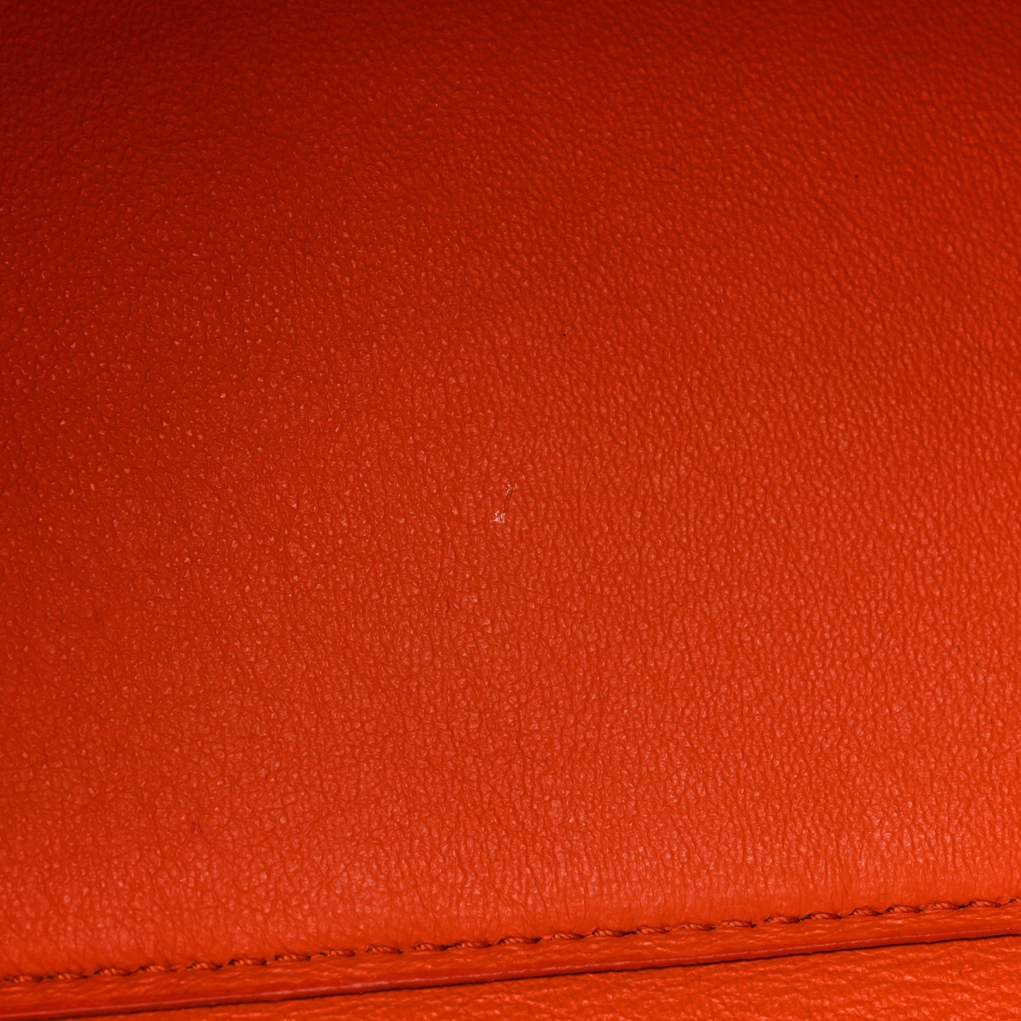Calfskin Small Edge Shoulder Bag Vermillion