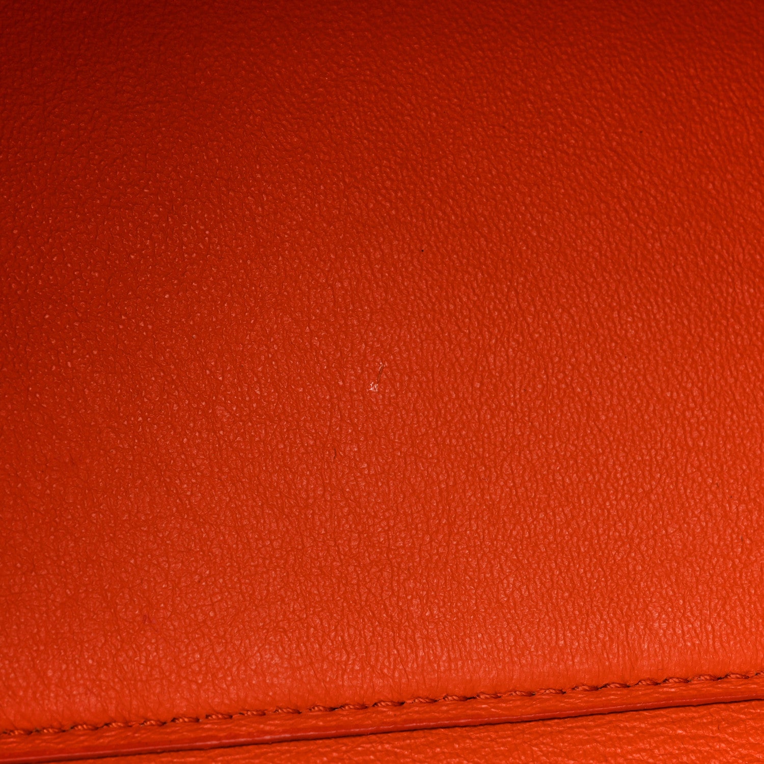 Celine Calfskin Small Edge Shoulder Bag Vermillion 8 of 8