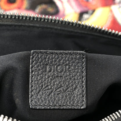 Christian Dior X KENNY SCHARF Jacquard Printed Mens Saddle Bag  Multicolor 6 of 11