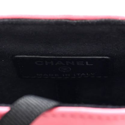 Chanel Lambskin Quilted Chain Around Phone Holder Pink 6 of 11
