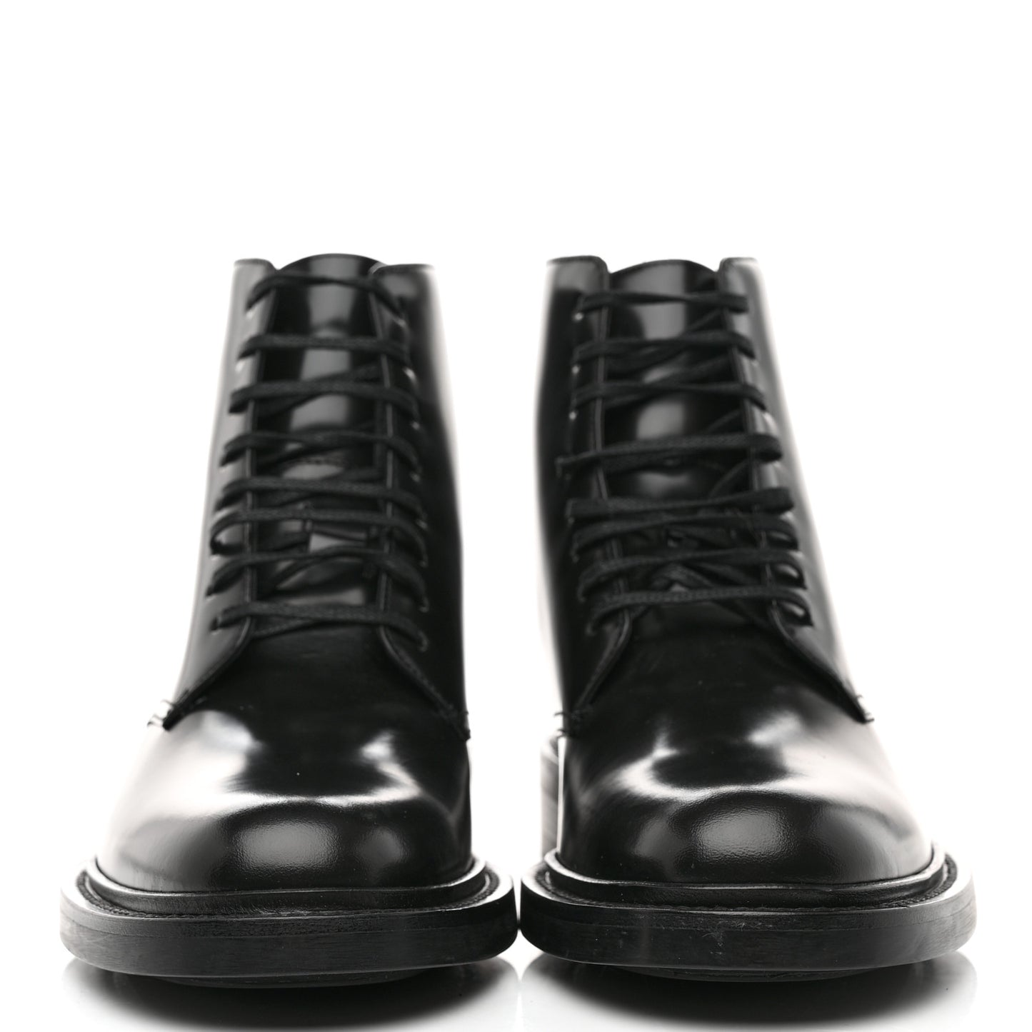 Calfskin Womens Army Combat Boots 38 Black