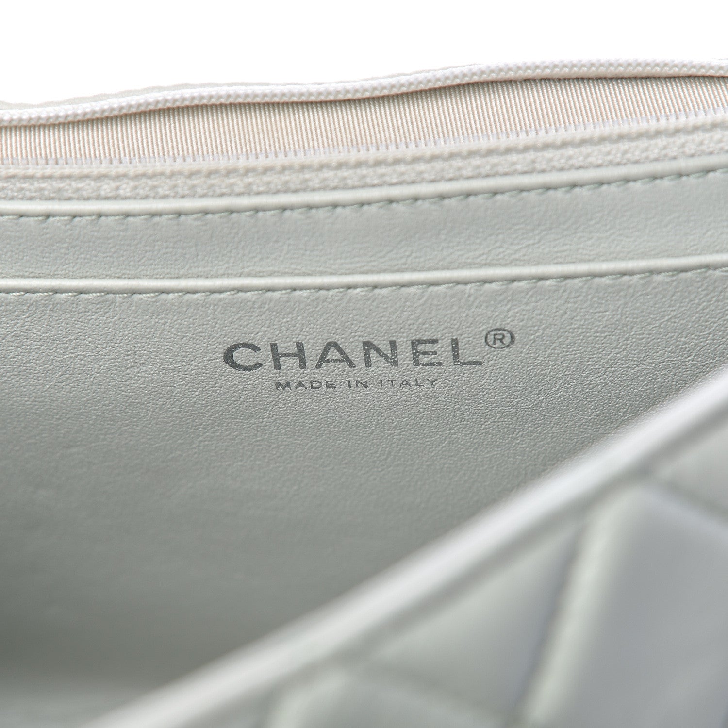 Chanel Lambskin Quilted Jumbo Single Flap Green 6 of 11