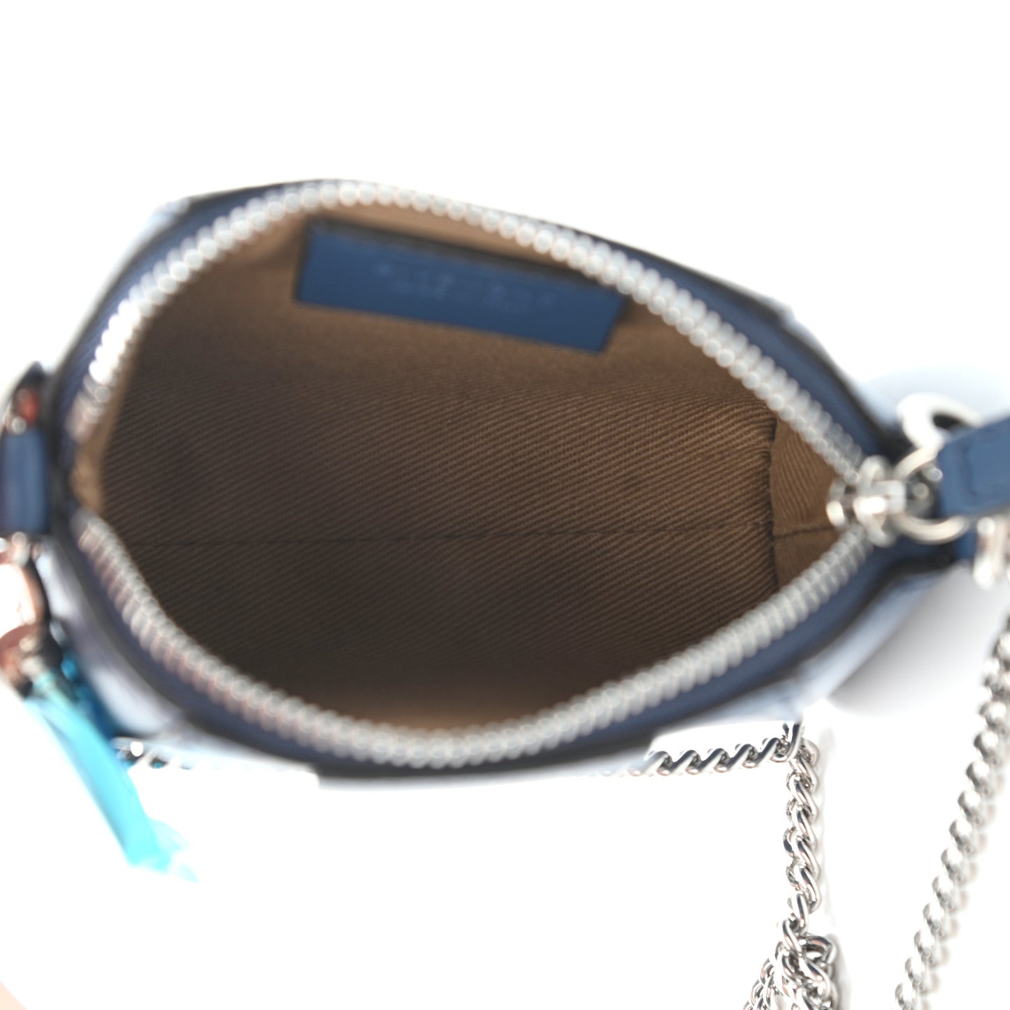 Lambskin Baby Antigona with Chain Midnight Blue
