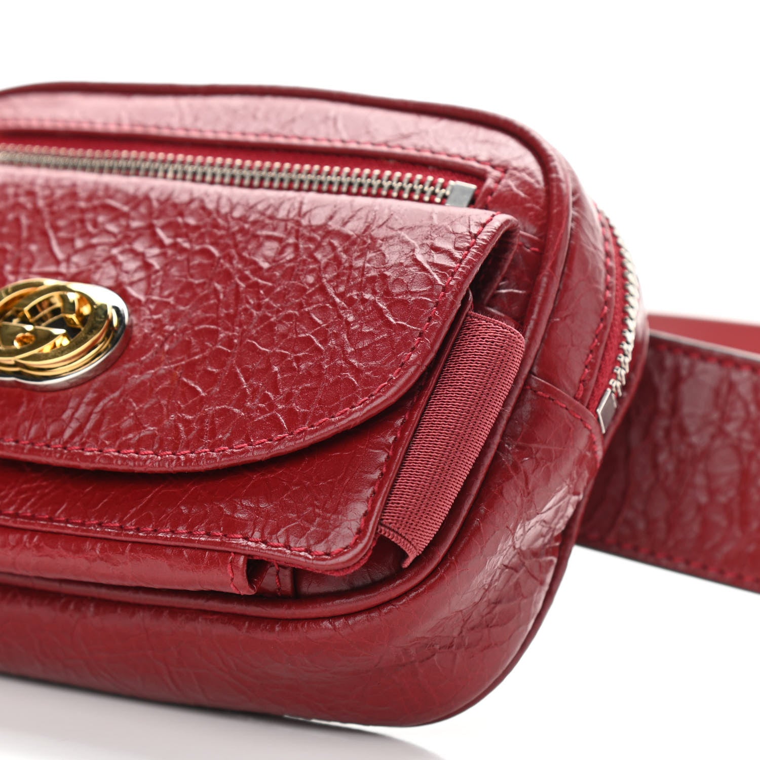 Gucci Fluffy Calfskin Mini Morpheus Belt Bag 90 36 Red 10 of 10