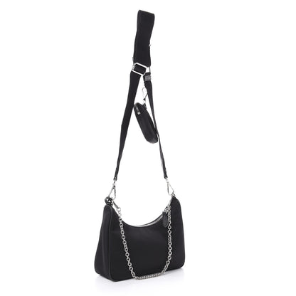 Prada Nylon Re-Edition 2005 Shoulder Bag Black 3 of 9