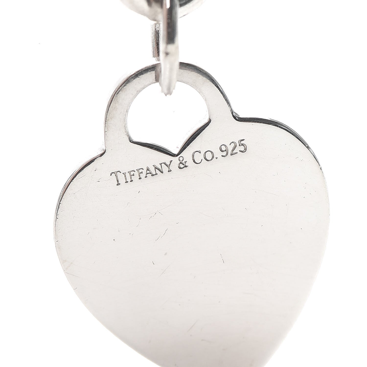 Tiffany Sterling Silver Heart Tag Charm Bracelet 5 of 6