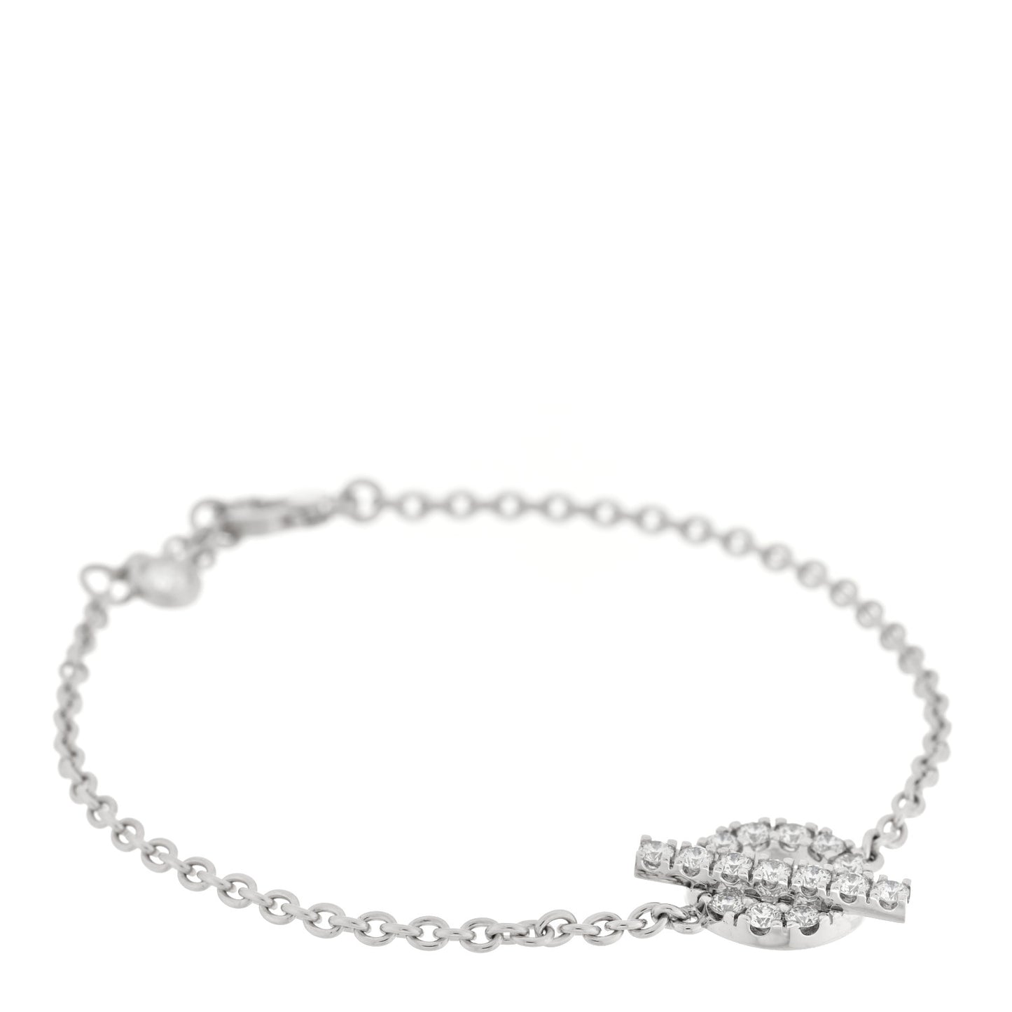 18K White Gold Diamond Finesse Bracelet SH