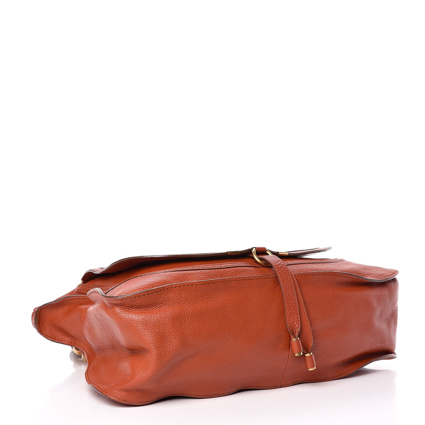 Calfskin Large Marcie Satchel Maple Leaf