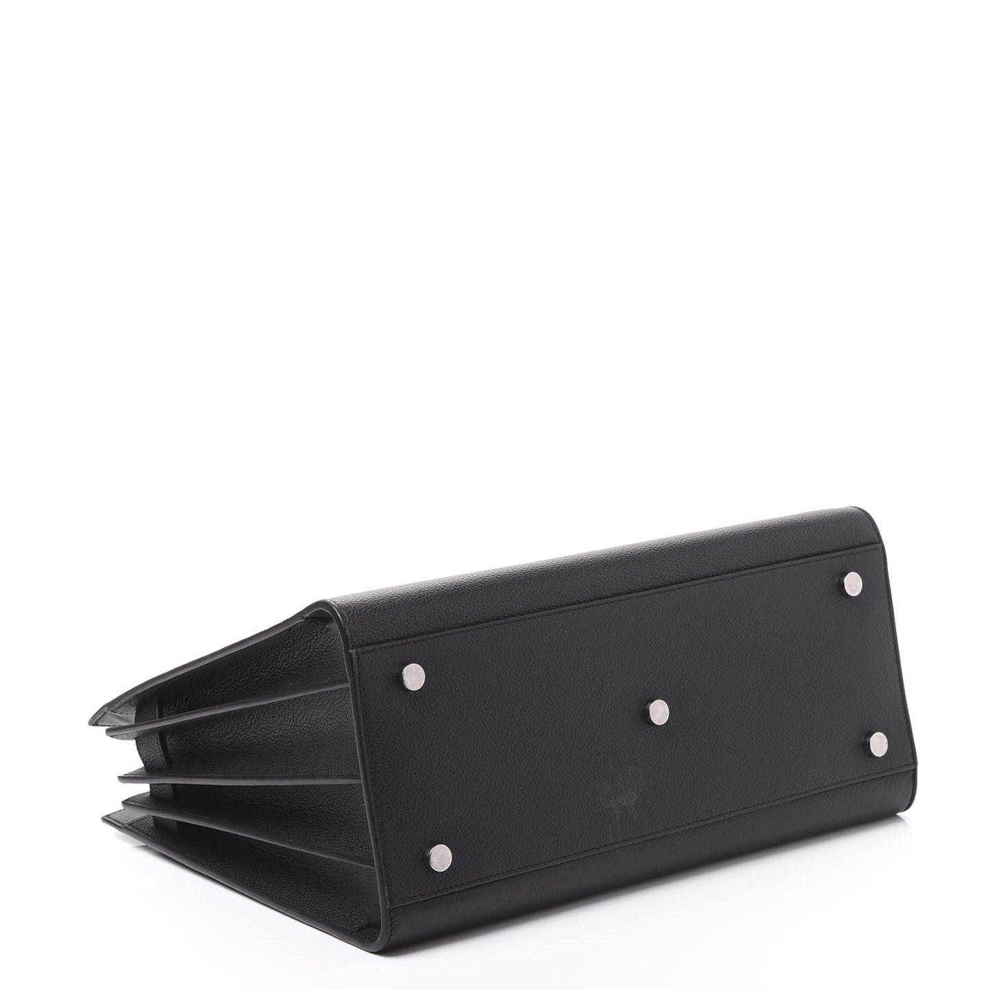 Grained Calfskin Small Sac De Jour Black