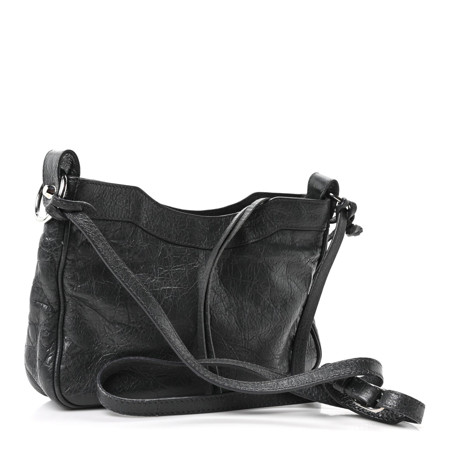 Agneau Classic Silver Hardware Hip Anthracite