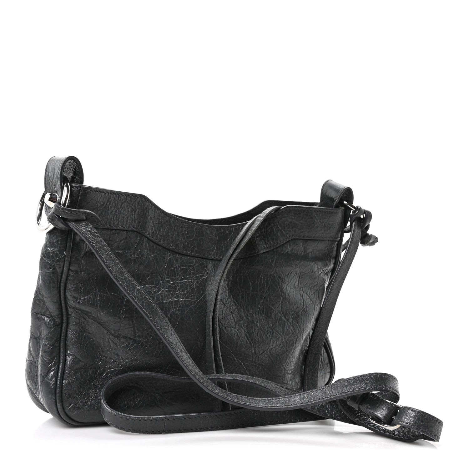 Balenciaga Agneau Classic Silver Hardware Hip Anthracite 4 of 11