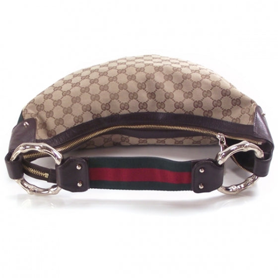 Monogram Signature Horsebit Hobo