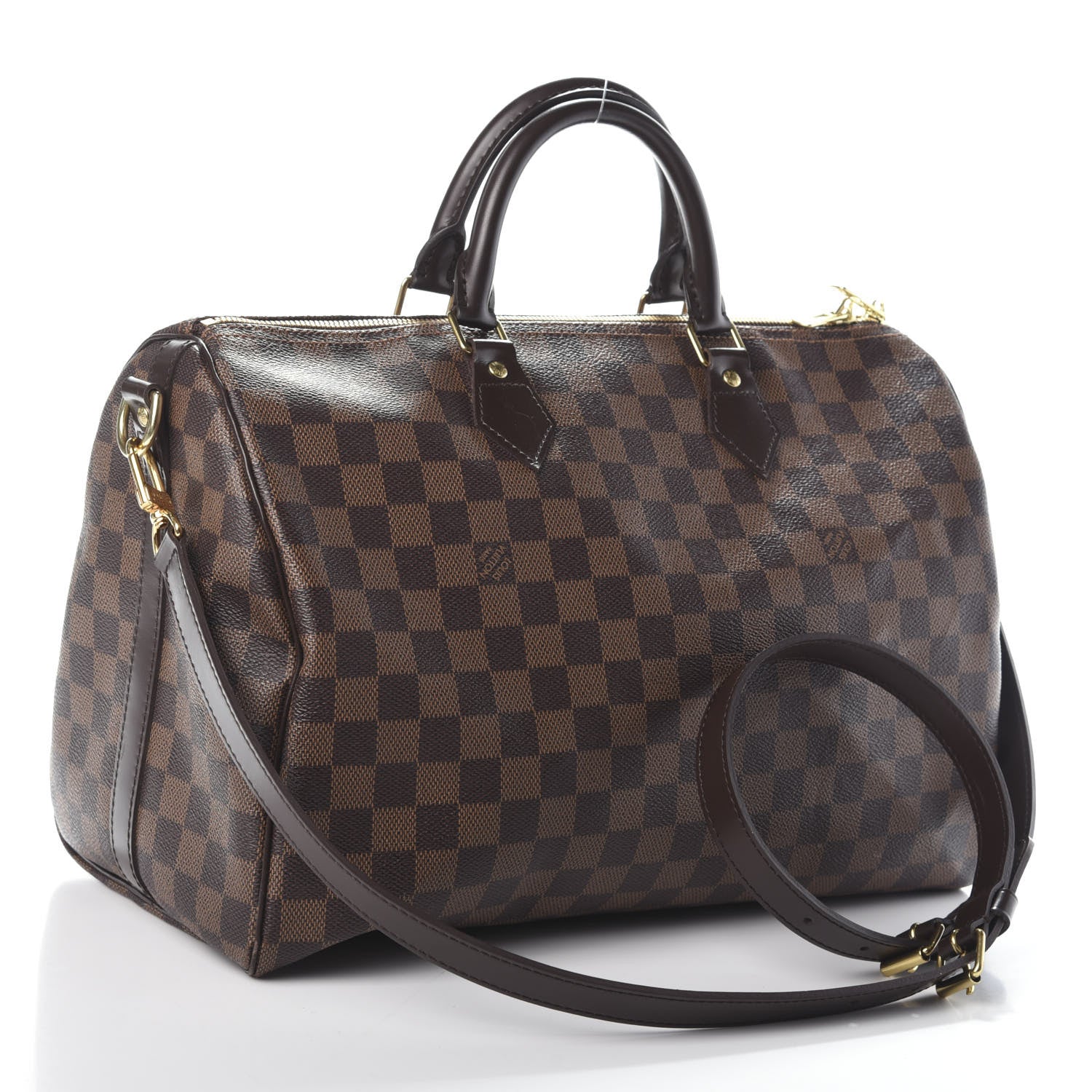 Louis Vuitton Damier Ebene Speedy Bandouliere 35 3 of 10